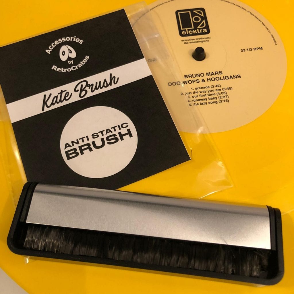 “Kate Brush” AntiStatic Record Brush by RetroCrates RetroCrates