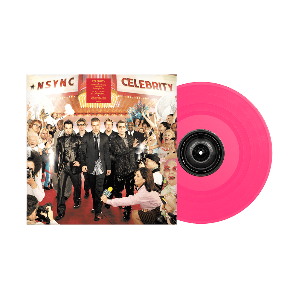 NSync Celebrity 20th Anniversary (Ltd Edn Pink Vinyl LP) RetroCrates